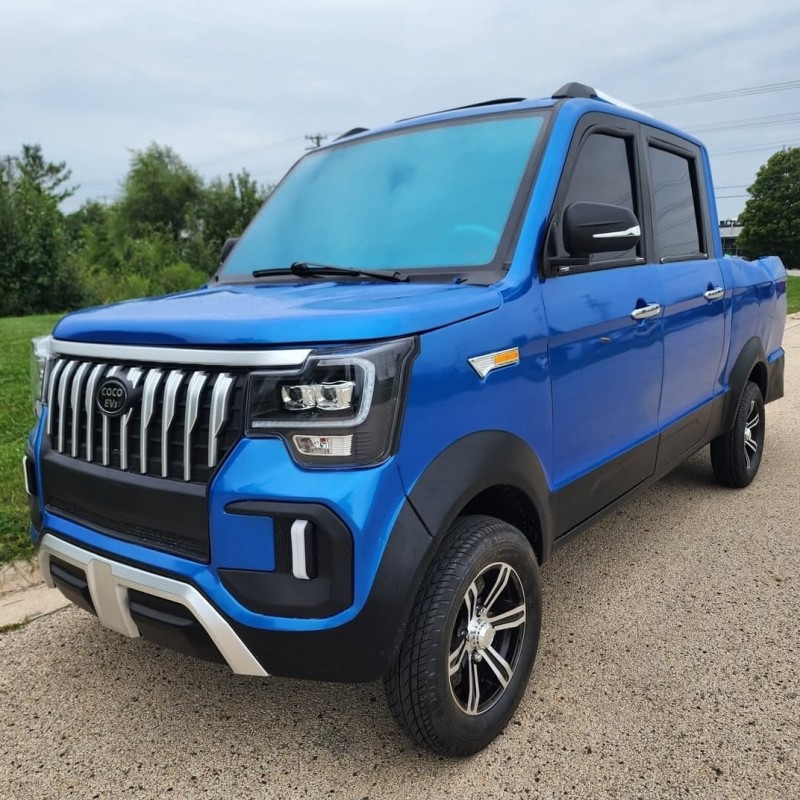 LSV Four Passenger Electric Coco Truck Low Sped Vehicle Golf Cart With AC & Heat