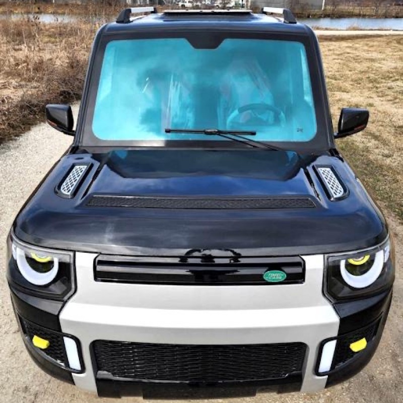 Electric 4 Door Coco Trooper 60v Electric Golf Cart LSV With Rear Trunk Hatch